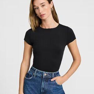 Express | Body Contour Bodysuit in Black